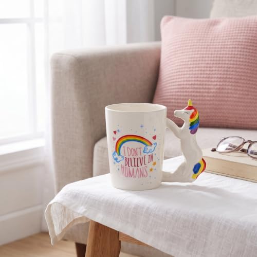 Hemoton 3D Handpainted Animal Mug - Heat-Resistant Ceramic Coffee Cup