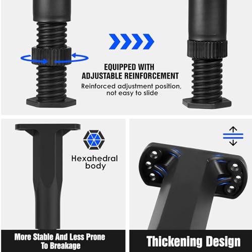 Adjustable Bed Support Legs, Telescopic 6.3"-11" Center Support for Slats