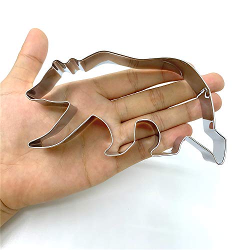 LILIAO Polar Bear Cookie Cutter, 4.6 x 2.6 inches, Food-Grade Stainless Steel