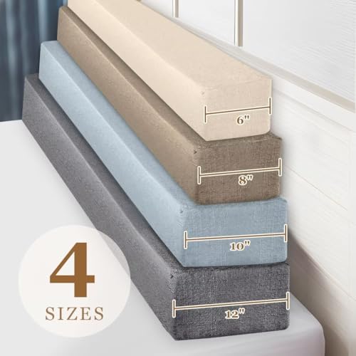 High-Density Bed Gap Filler with Removable Cover - Twin Size