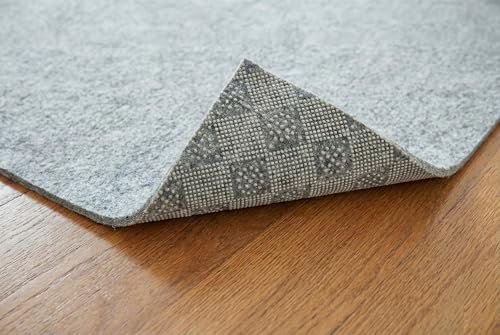 10' x 13' Non-Slip Rug Pad, 1/4" Thick Felt Cushion for All Flooring
