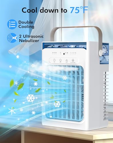 Portable Air Conditioner Personal Mini Evaporative Air Cooler with Remote