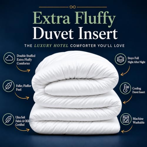 Fluffy King Size Down Alternative Comforter - All Season Bedding