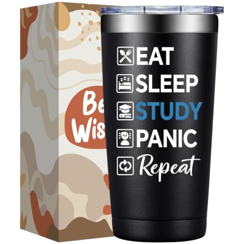 BIRGILT College 20oz Tumbler - Black, Double Wall Stainless Steel