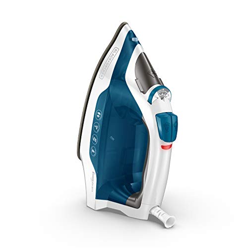 BLACK+DECKER Easy Steam Iron for Clothes with Stainless Soleplate