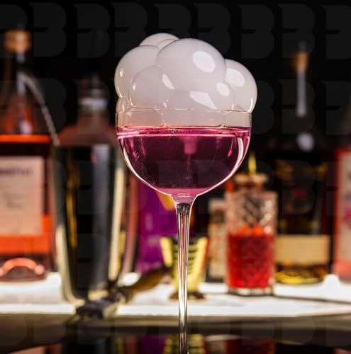 Flavor Blaster Bubble Mixture Pack of 1 - Edible Cocktail Smoke Bubbles, 6 fl oz, Lasts 3 Minutes, 1000 Bubbles