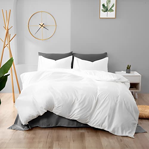 Waterproof Duvet Protector Cover - Breathable & Washable Queen Size