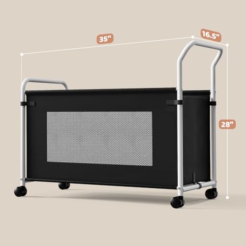 Extra Large 180L Toy Storage Organizer with Wheels, Heavy Duty Toy Chest