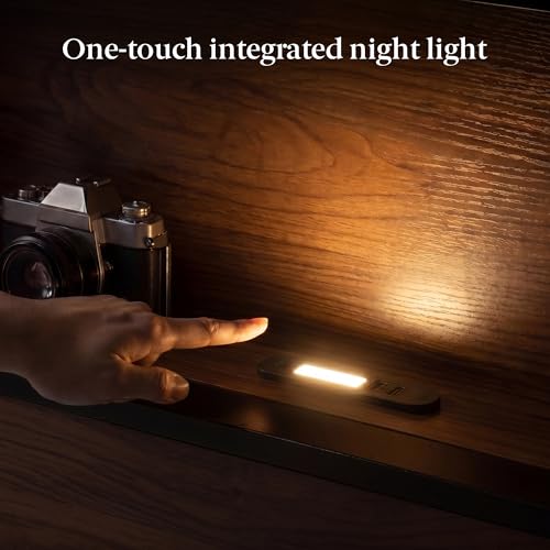 Queen Platform Bed Frame with LED Lights, Storage Headboard & USB Charging