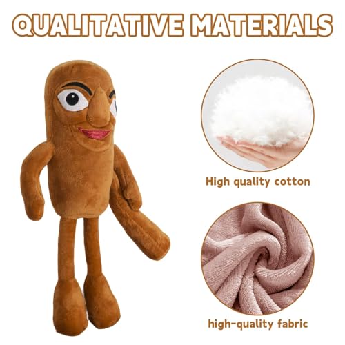 16-Inch Tung Tung Tung Sahur Plush Toy Soft Stuffed Animal Pillow