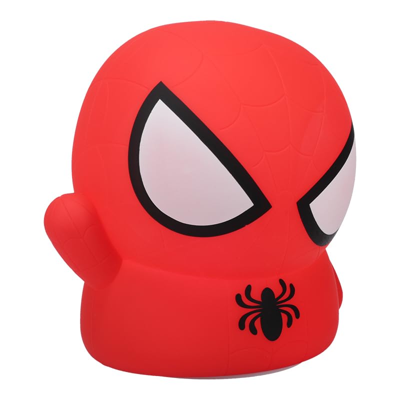 Silicone Superhero Squishy Desk Lamp with Auto-Off Timer & Rechargeable