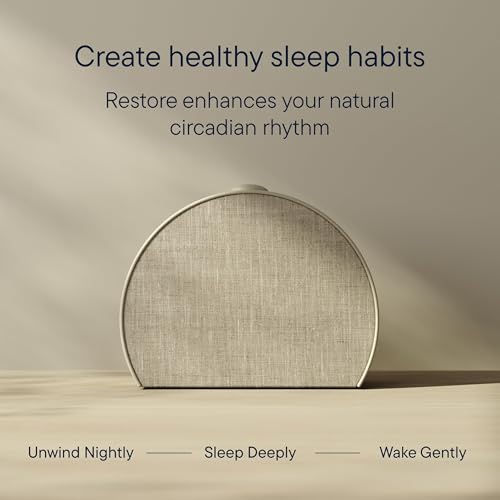 Sunrise Alarm Clock and White Noise Sound Machine with Dimmable Smart Light