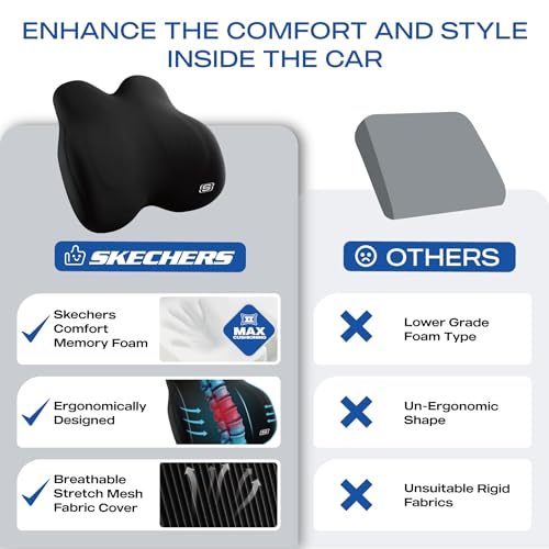 Memory Foam Lumbar Support Pillow for Lower Back Pain Relief