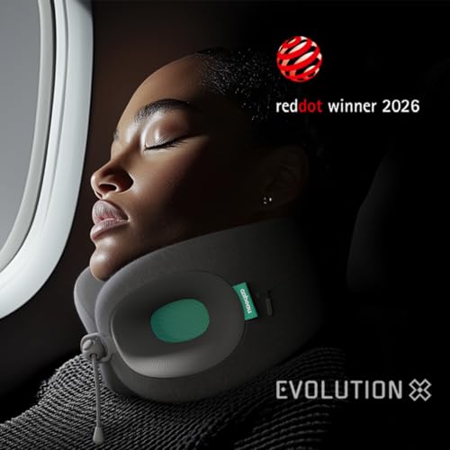 Customizable Travel Neck Pillow with Memory Foam Support