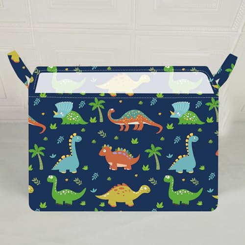 Rectangular Nursery Storage Basket - Foldable Toy Bin & Laundry Hamper