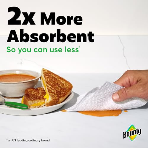 Bounty Select-A-Size White Paper Towels, 2 Triple Rolls