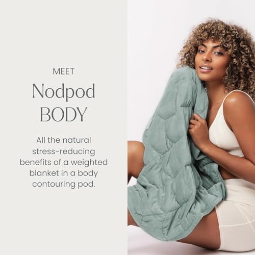 6.5lb Compact Weighted Blanket for Relaxation and Sleep, Sage Green