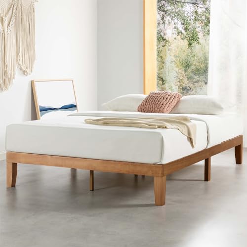 Mellow Naturalista Classic 12-Inch Solid Wood Queen Platform Bed
