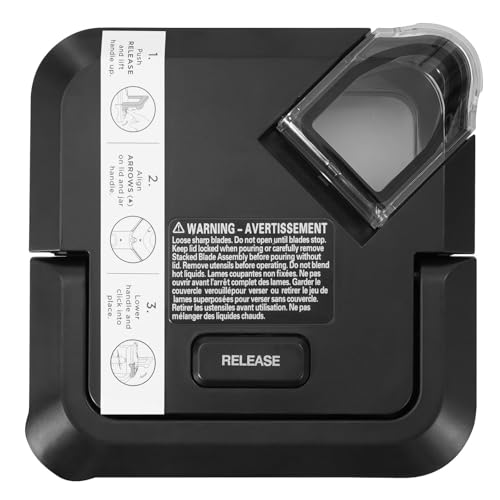 72 oz Blender Locking Lid Replacement with Rim Extension