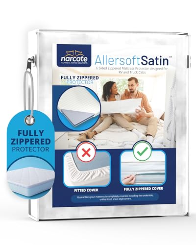 6-Sided Zippered Mattress Protector for RV Short Queen 60x75
