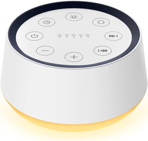 Brown Noise Sound Machine by [Brand Name] - 30 Soothing Sounds & 12 Colors | Ideal for Sleep & Relaxation