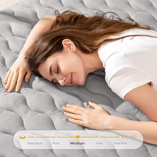 Japanese Floor Futon Mattress, 3-Inch Thick Foldable Sleeping Pad, Full Size