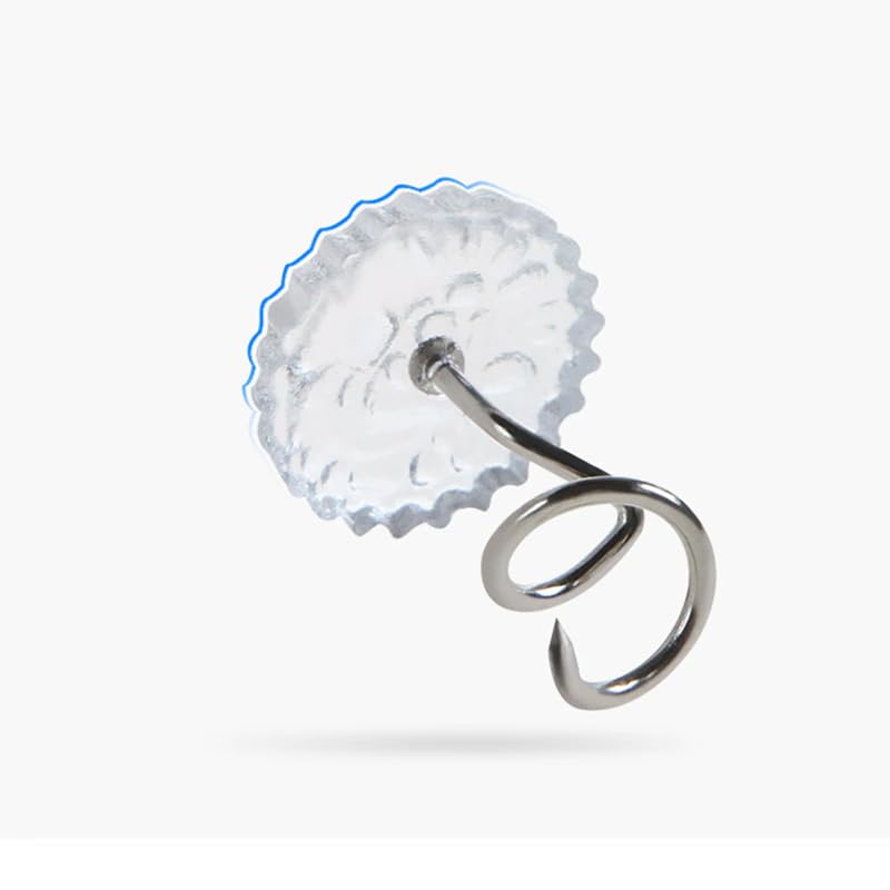 50 Pcs Transparent Upholstery Tacks for Furniture & DIY Projects