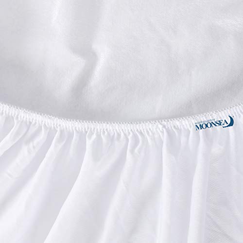 Moonsea Twin XL Waterproof Mattress Protector - Soft Cooling Viscose Terry