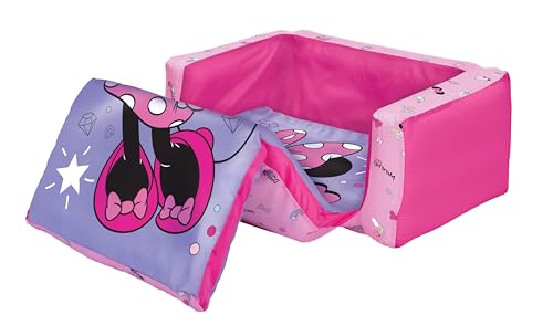 Minnie Mouse Inflatable Sofa Bed for Kids - 2-in-1 Toddler Couch & Nap Mat, Indoor & Outdoor Use
