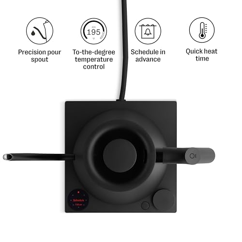 Electric Gooseneck Kettle 0.9L with Precision Temp Control & LCD