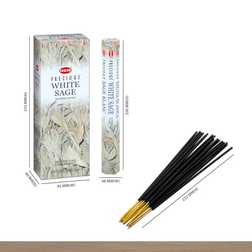 White Sage Incense Sticks 100 Count - Natural Aromatherapy for Meditation