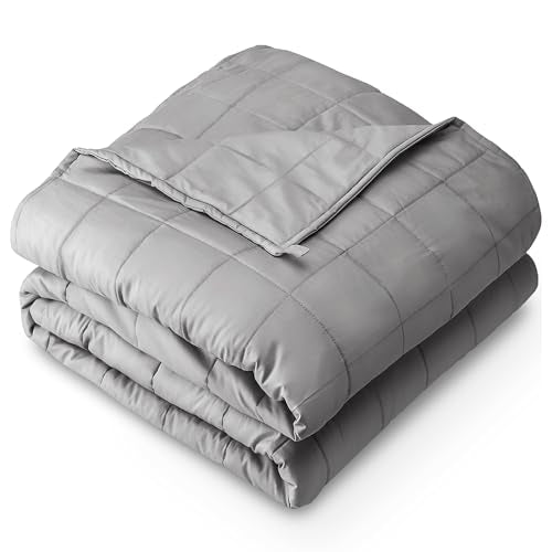 17lb Queen Size Weighted Blanket - 60x80 Cotton Blanket for Adults