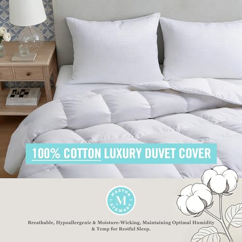 Martha Stewart Goose Feather & Down Fiber Comforter - King Size All Season
