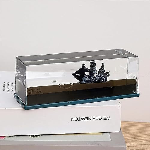 Pirate Ship Fluid Drift Bottle - Unsinkable Boat Desk Ornament