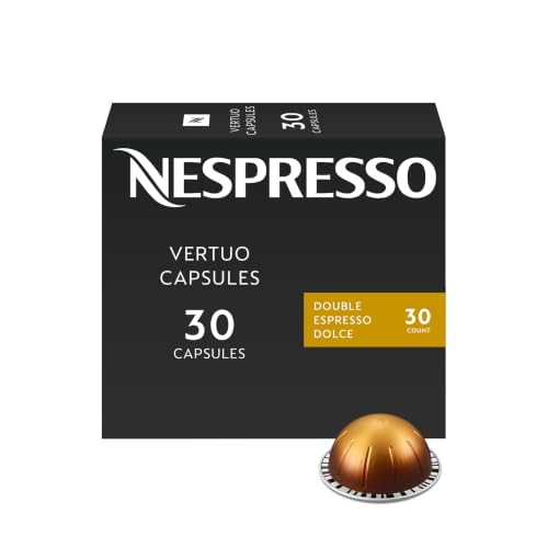 Nespresso Vertuo Double Espresso Dolce Coffee Pods 30-Count