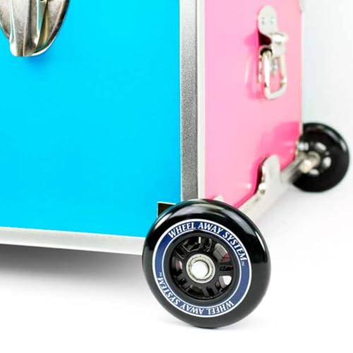 4-Inch Removable Trunk Wheel System for Heavy Duty Storage Footlockers