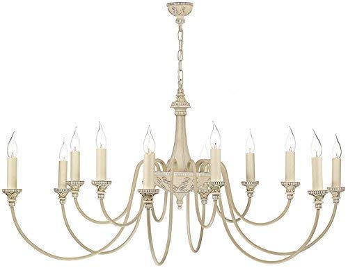 Set of 6 Cream Plastic Candle Covers for E12 Candelabra Sockets