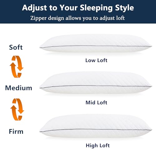 Memory Foam Body Pillow - 20x60 Inch Long Pillow for Adults
