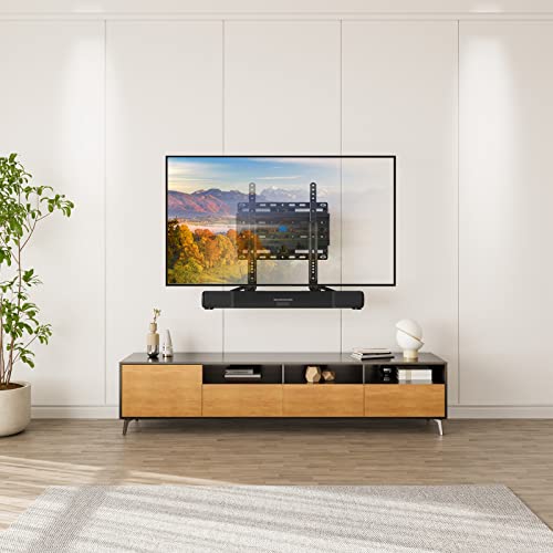 Universal Soundbar Mount Bracket for Above or Under TV - Holds up to 15 lbs