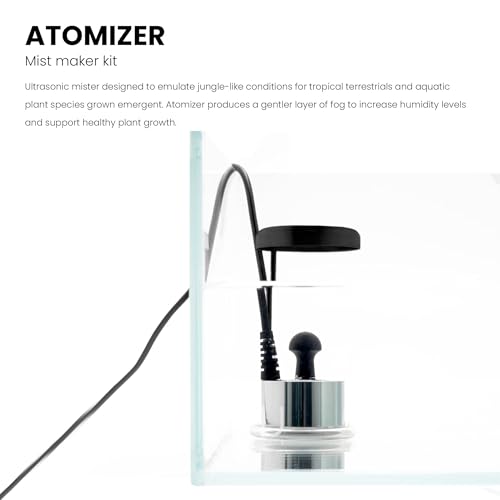 Ultrasonic Aquarium Mist Maker Kit with Splash Guard for Terrariums