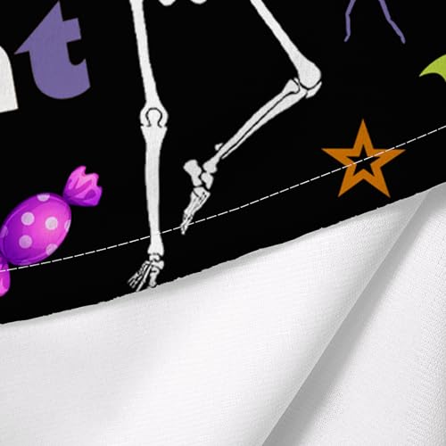 Halloween Ghost Pumpkin Skull Tree Skirt - 36 Inch Holiday Decor Mat