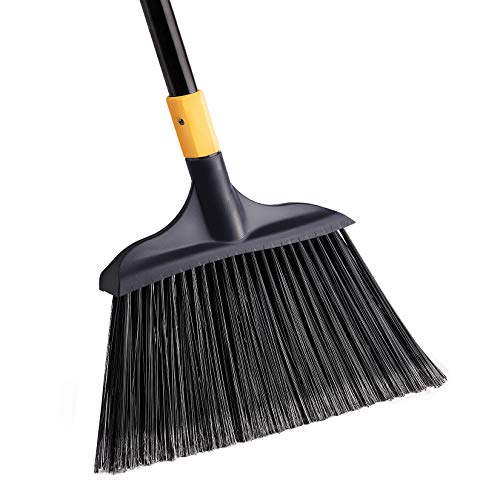 Heavy-Duty Commercial Outdoor Broom - 54-Inch Long Handle, 13-Inch Head
