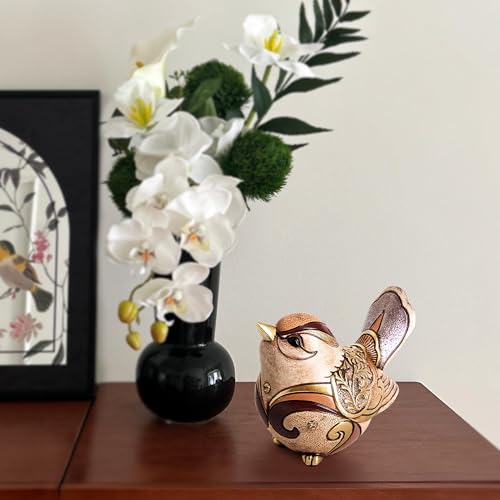 Decorative Bird Statue Figurine for Shelf and Table Home Decor