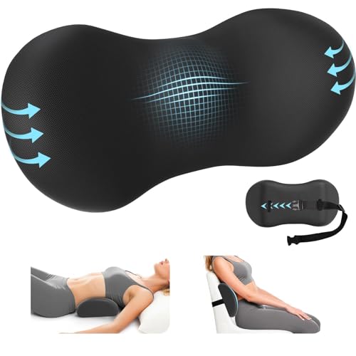 Lumbar Support Pillow for Office Chair - Ergonomic Memory Foam