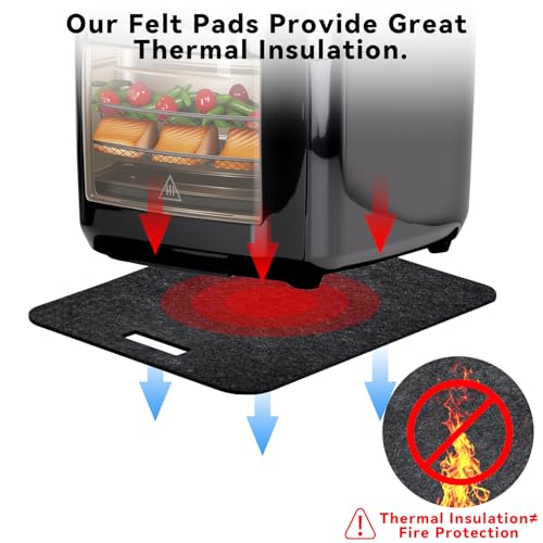 Heat-Resistant Sliding Countertop Mat for Kitchen Appliances - 2 Pack