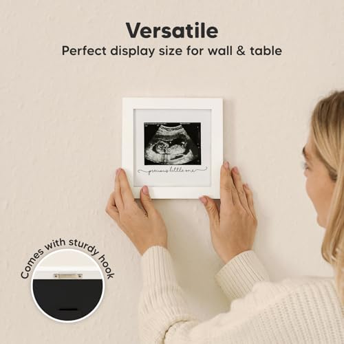 Baby Hand and Footprint Frame Kit with Quick Dry Clay - Newborn Keepsake