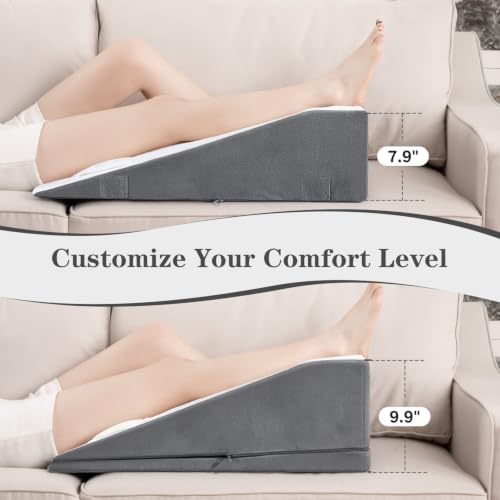 Adjustable Leg Elevation Pillow for Knee Surgery Recovery