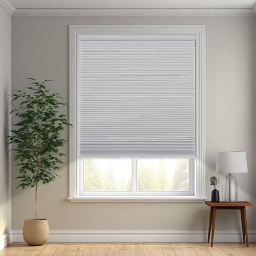 Blackout Cordless Cellular Shades - 34.5" x 64" Honeycomb Blinds