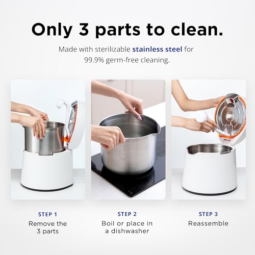 Stainless Steel Ultrasonic Cool Mist Humidifier, 1-Gallon 30-Hour Capacity