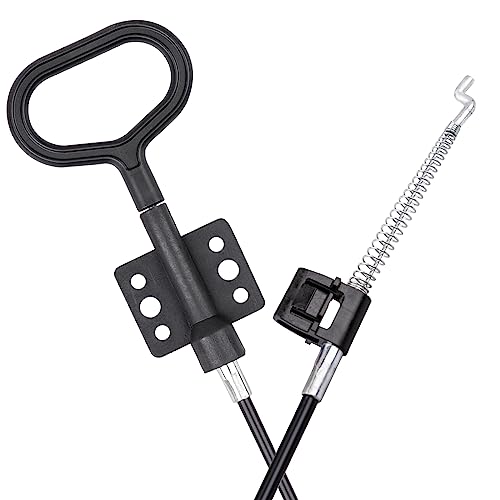 2PCS Recliner Pull Cable Replacement, 36.25-inch D-Ring Handle, Aluminum